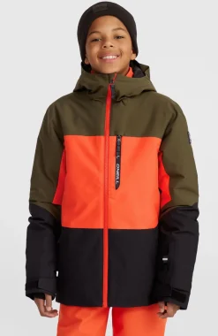 Online O’Neill Carbonite Wintersportjas | Forest Night Colour Block