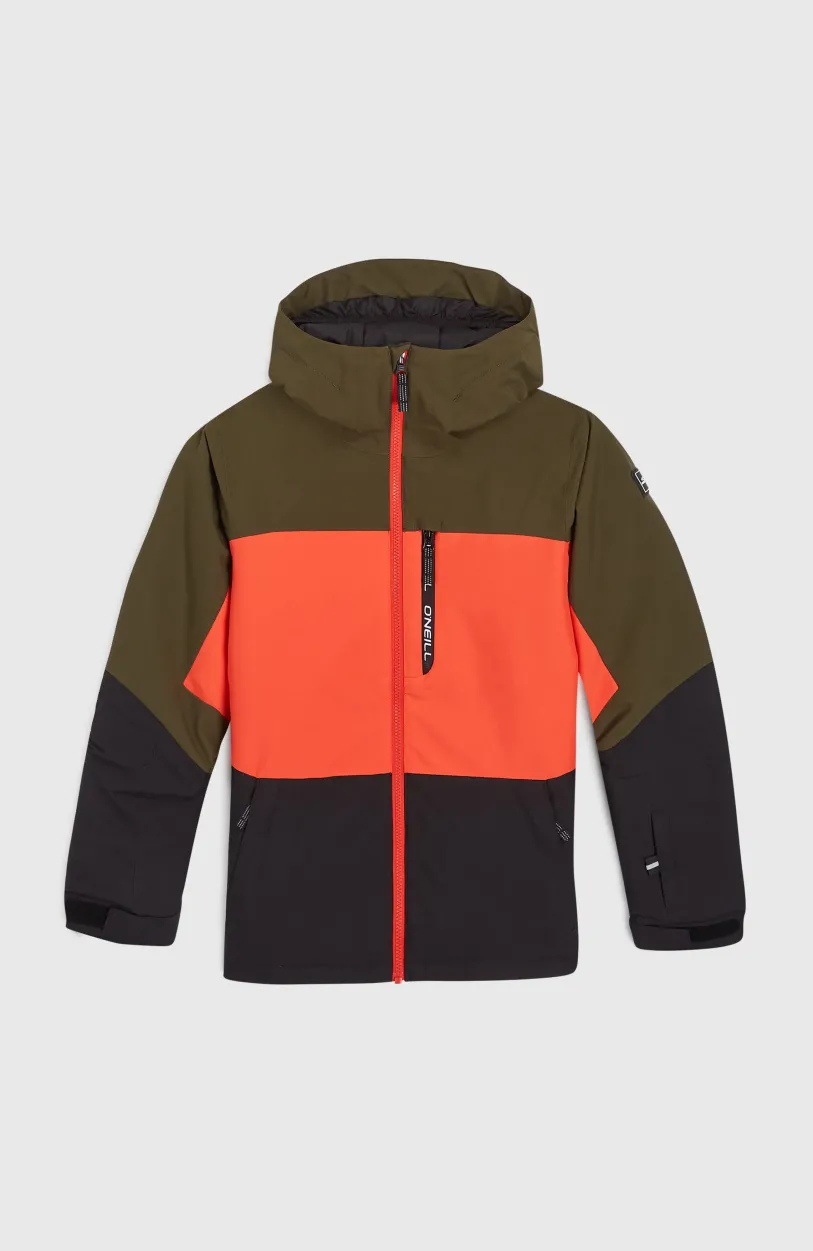 Online O’Neill Carbonite Wintersportjas | Forest Night Colour Block