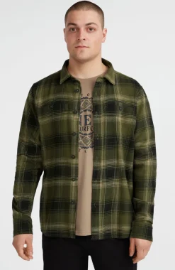 Best O’Neill Check Flanellen Overhemd | Green Check Small