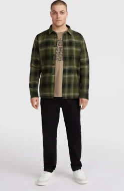 Best O’Neill Check Flanellen Overhemd | Green Check Small