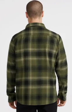 Best O’Neill Check Flanellen Overhemd | Green Check Small