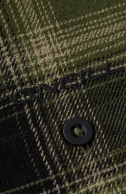 Best O’Neill Check Flanellen Overhemd | Green Check Small