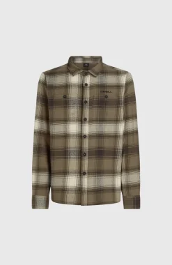 Hot O’Neill Check Flanellen Overhemd | Brown Check Small