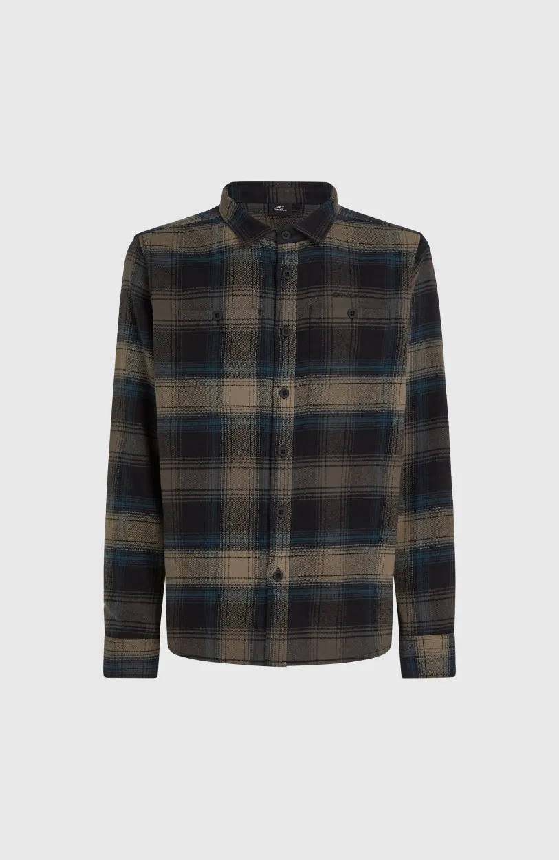 Clearance O’Neill Check Flanellen Overhemd | Black Check Small