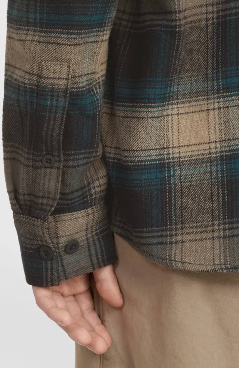 Clearance O’Neill Check Flanellen Overhemd | Black Check Small