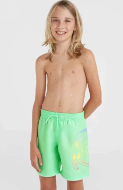 O’Neill Circle Surfer 14" Zwembroek | Neon Green Circle Surfer Gradient Panel