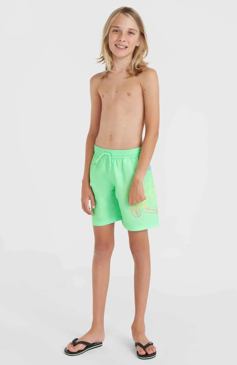 O’Neill Circle Surfer 14" Zwembroek | Neon Green Circle Surfer Gradient Panel