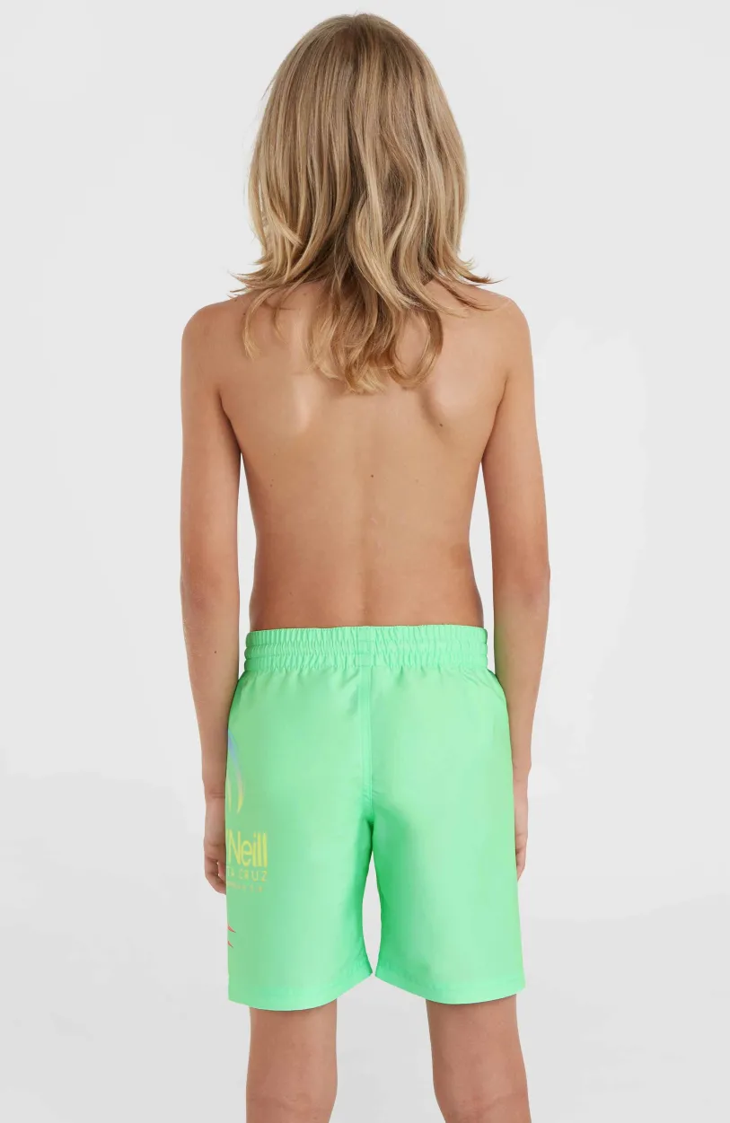 O’Neill Circle Surfer 14" Zwembroek | Neon Green Circle Surfer Gradient Panel