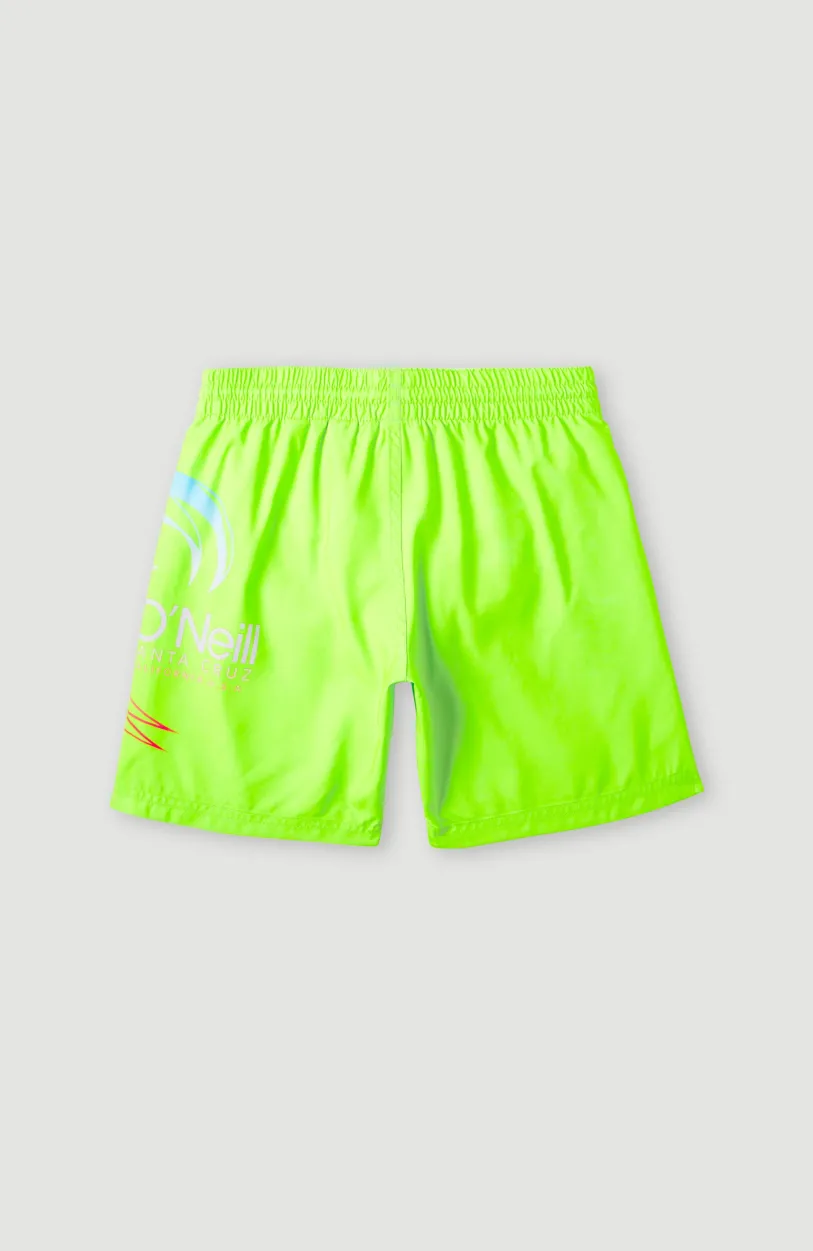 New O’Neill Circle Surfer 14" Zwemshort | Fluor Green circle surfer gradient