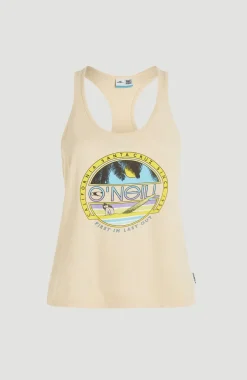 New O’Neill Connective Graphic Tanktop | Bleached Sand