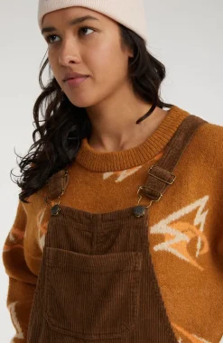 Best O’Neill CORD DUNGAREE | Melted Chocolate