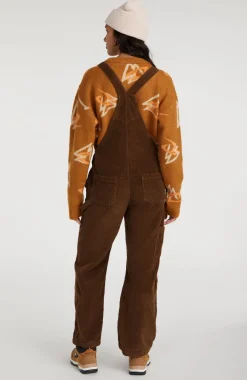 Best O’Neill CORD DUNGAREE | Melted Chocolate