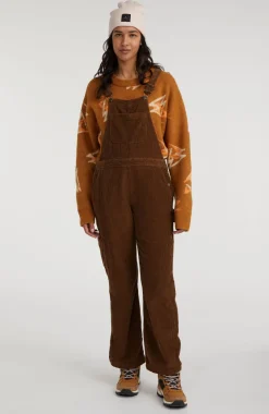 Best O’Neill CORD DUNGAREE | Melted Chocolate