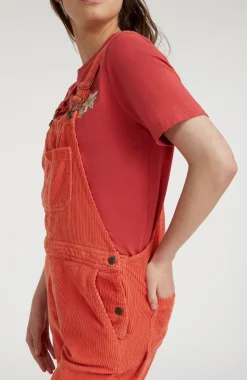 Outlet O’Neill CORD DUNGAREE | Red Orcher