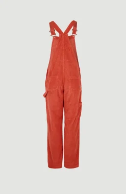Outlet O’Neill CORD DUNGAREE | Red Orcher