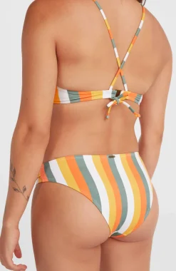 New O’Neill Cruz Bikinibroekje | Orange Multistripe