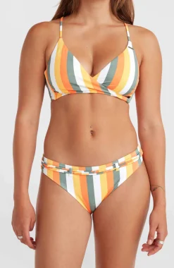 New O’Neill Cruz Bikinibroekje | Orange Multistripe