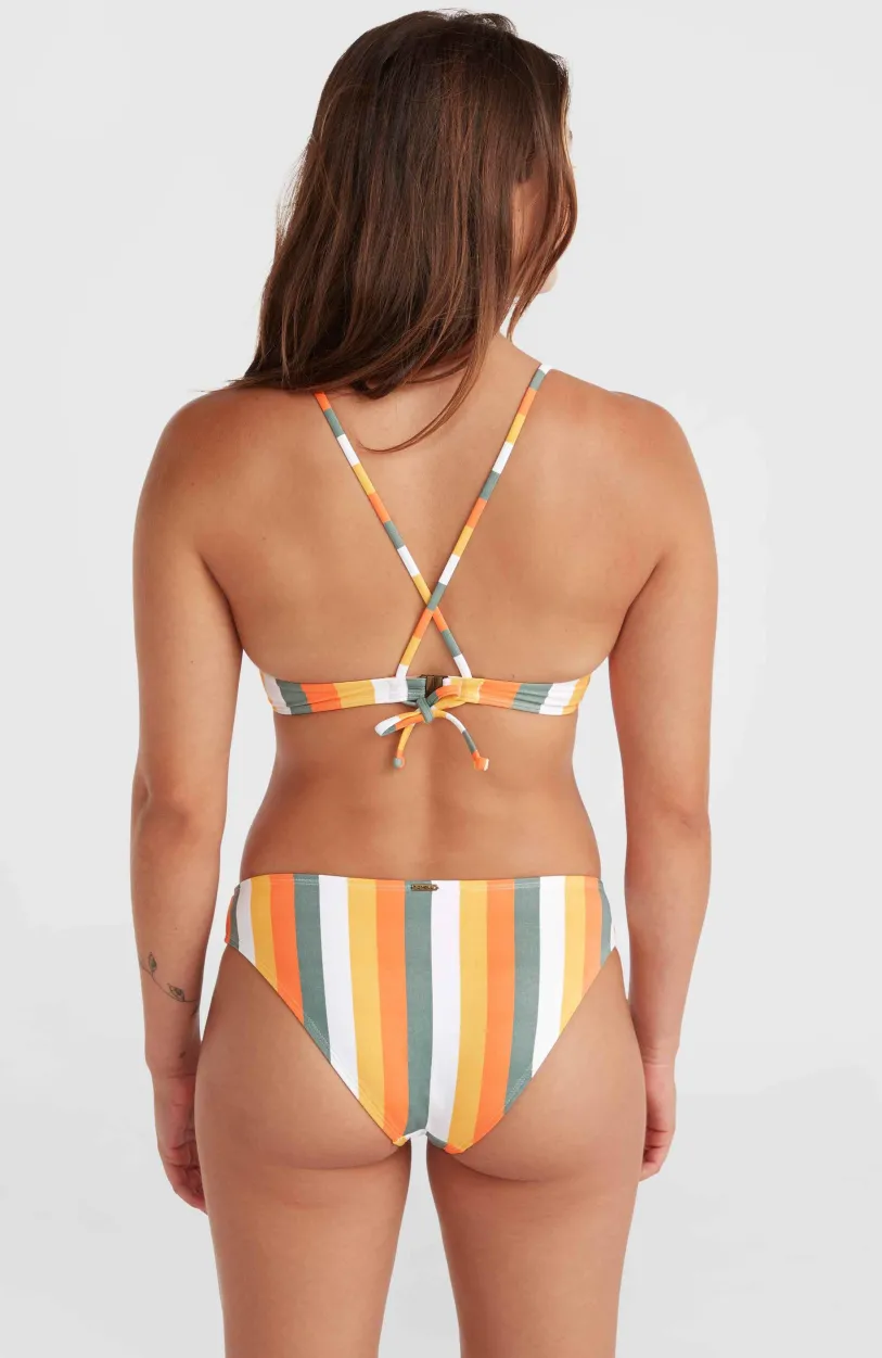 New O’Neill Cruz Bikinibroekje | Orange Multistripe
