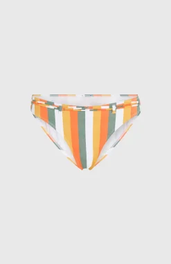 New O’Neill Cruz Bikinibroekje | Orange Multistripe