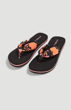 Clearance O’Neill Ditsy Sun BLOOM™ Slippers | Black Bluemchen