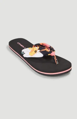 Clearance O’Neill Ditsy Sun BLOOM™ Slippers | Black Bluemchen