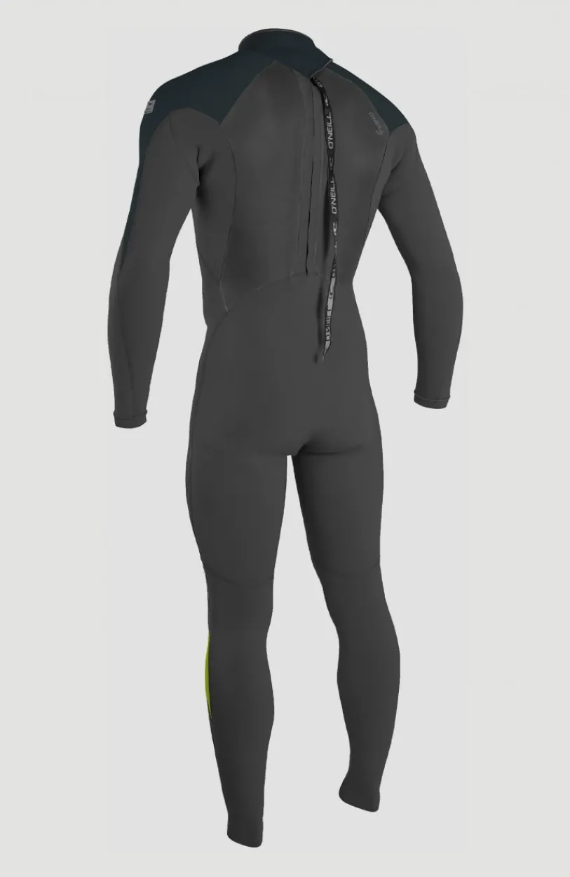 O’Neill EPIC 5/4 BACK ZIP FULL WETSUIT | BLACK/GUNMETAL/DAYGLO