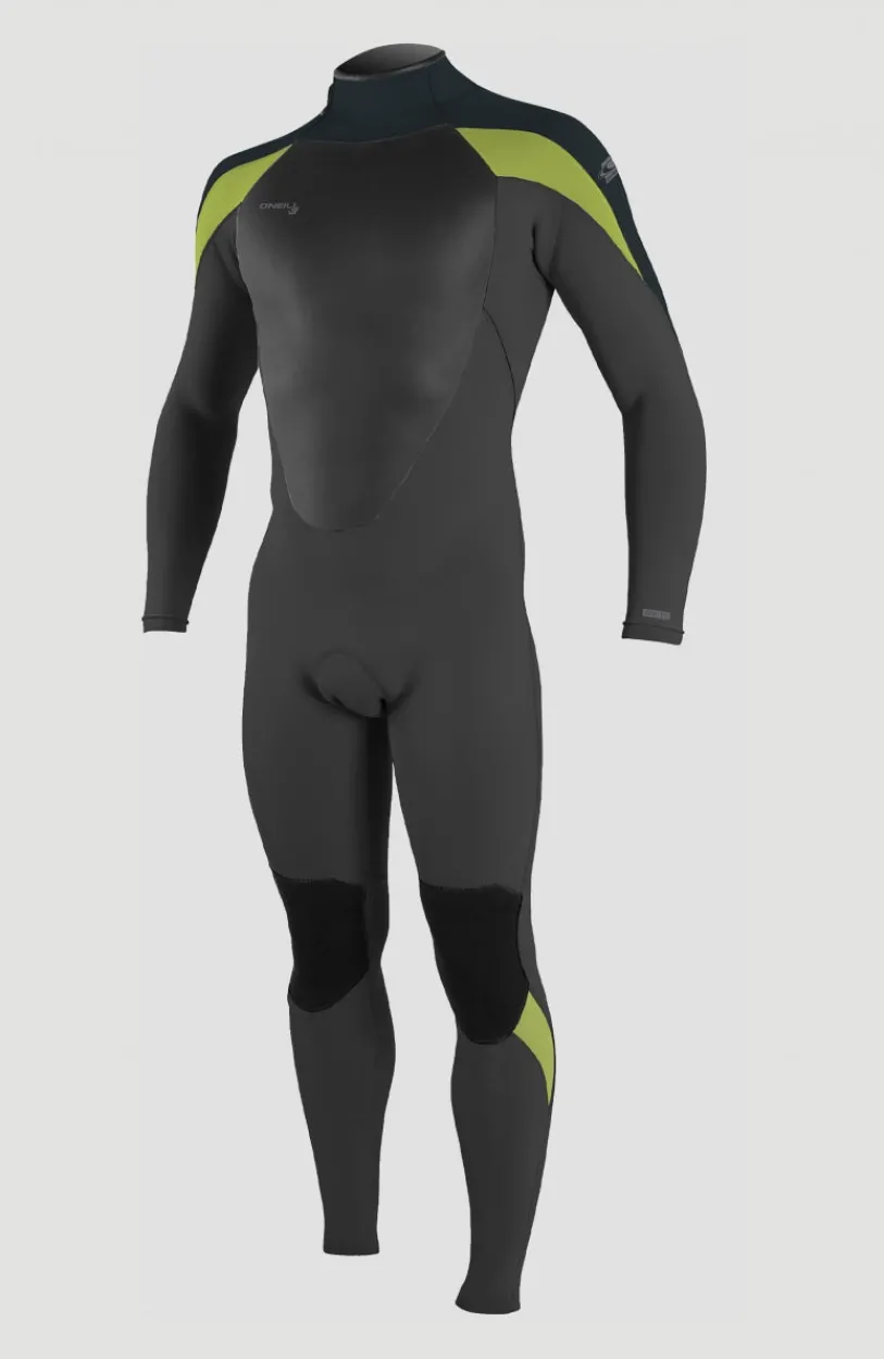 O’Neill EPIC 5/4 BACK ZIP FULL WETSUIT | BLACK/GUNMETAL/DAYGLO