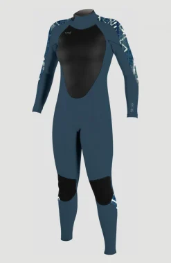 Discount O’Neill Epic 5/4mm Back Zip Full Wetsuit | Shade/Shade/Bungalow Strip