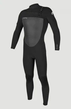 Best O’Neill Epic 3/2mm Chest Zip Full Wetsuit | BLACK/BLACK