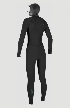 Sale O’Neill Epic 6/5/4mm Chest Zip Full Wetsuit With Hood | BLACK/BLACK