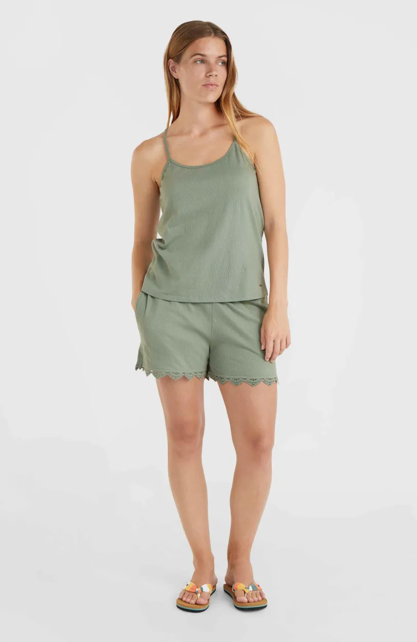 O’Neill Essentials Ava Tanktop Met Kant | Lily Pad