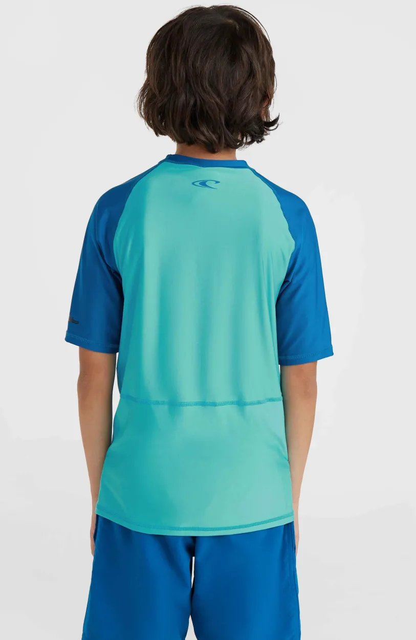 Outlet O’Neill Essentials Cali Shirt Met Korte Mouwen | Neon Blue
