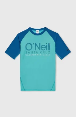 Outlet O’Neill Essentials Cali Shirt Met Korte Mouwen | Neon Blue