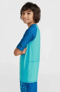 Outlet O’Neill Essentials Cali Shirt Met Korte Mouwen | Neon Blue