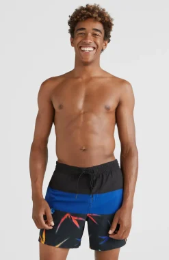 New O’Neill Frame Block Swim Short | Blue Multi 6