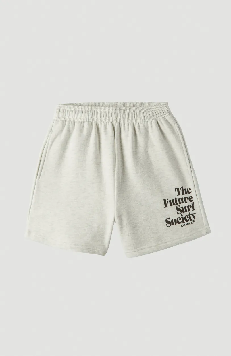 Discount O’Neill Future Surf High-Waist Joggingshort | White Melange