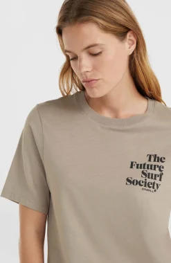 Outlet O’Neill Future Surf Society Regular T-shirt | Pumpkin Smoke