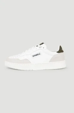 New O’Neill GALVESTON LOW Sneakers | BRIGHT WHITE/ OLIVE