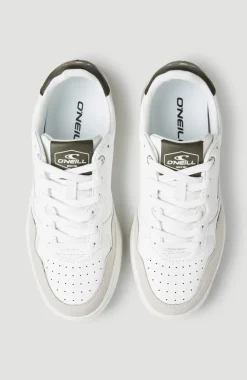 New O’Neill GALVESTON LOW Sneakers | BRIGHT WHITE/ OLIVE
