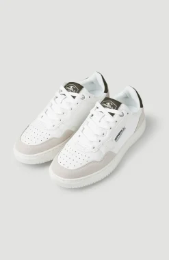 New O’Neill GALVESTON LOW Sneakers | BRIGHT WHITE/ OLIVE