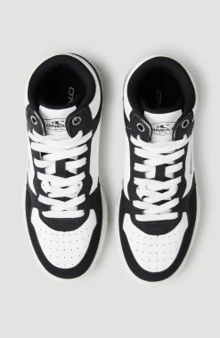 New O’Neill GALVESTON MID Sneakers | BLACK/ BRIGHT WHITE
