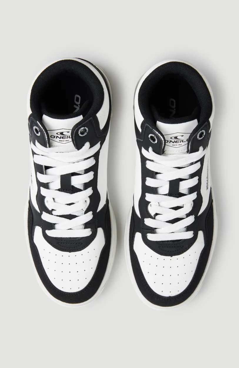 New O’Neill GALVESTON MID Sneakers | BLACK/ BRIGHT WHITE