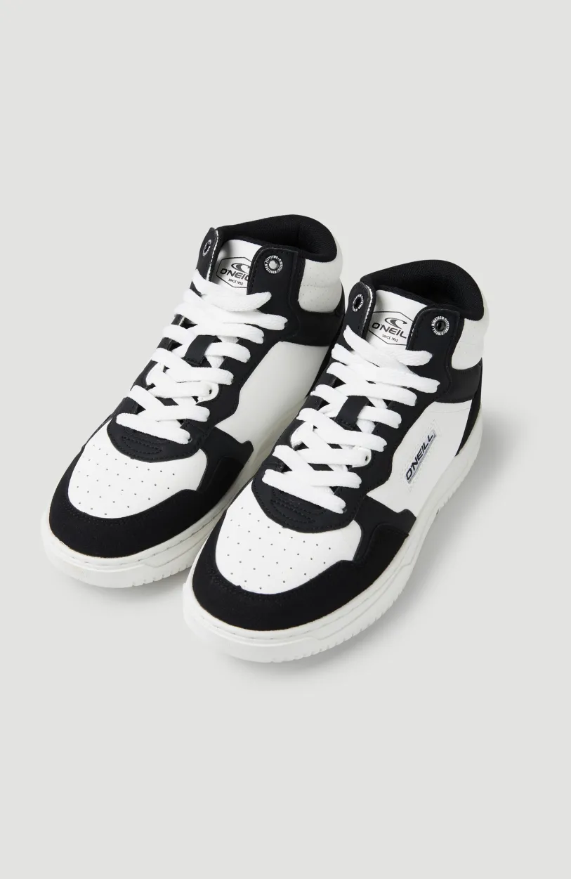 New O’Neill GALVESTON MID Sneakers | BLACK/ BRIGHT WHITE