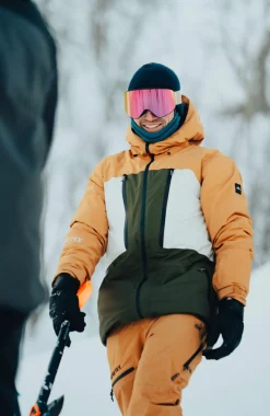 Sale O’Neill GORE-TEX Psycho Tech Wintersportjas | Rich Caramel Colour block