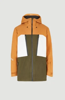 Sale O’Neill GORE-TEX Psycho Tech Wintersportjas | Rich Caramel Colour block