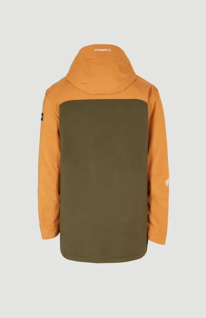 Sale O’Neill GORE-TEX Psycho Tech Wintersportjas | Rich Caramel Colour block