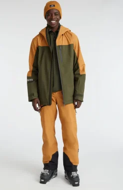 Discount O’Neill GORE-TEX Psycho Wintersportjas | Rich Caramel Colour block