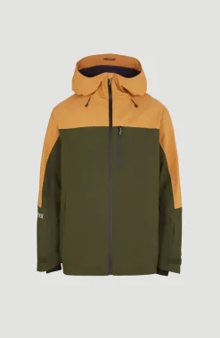 Discount O’Neill GORE-TEX Psycho Wintersportjas | Rich Caramel Colour block