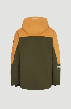 Discount O’Neill GORE-TEX Psycho Wintersportjas | Rich Caramel Colour block