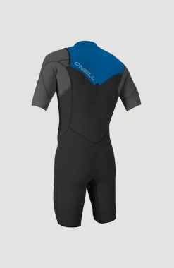 Online O’Neill Hammer 2mm Chest Zip S/S Spring Youth | BLK/GRAPH/OCEAN
